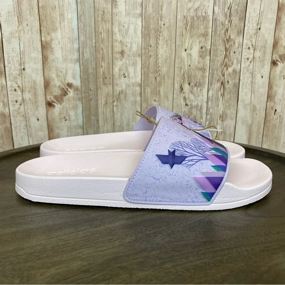 Adidas Adilette Frozen Shower Slide Size‎ 5 Kids